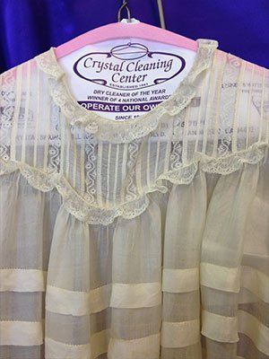 Vintage Garment Needlework — San Mateo, CA — Crystal Cleaning Center