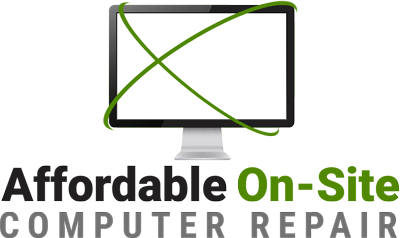 A logo for Affordable On-Site Computer Repair.