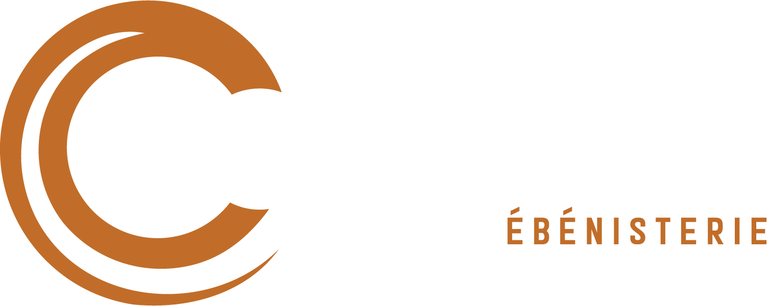 Un logo pour une entreprise appelée ébénisterie