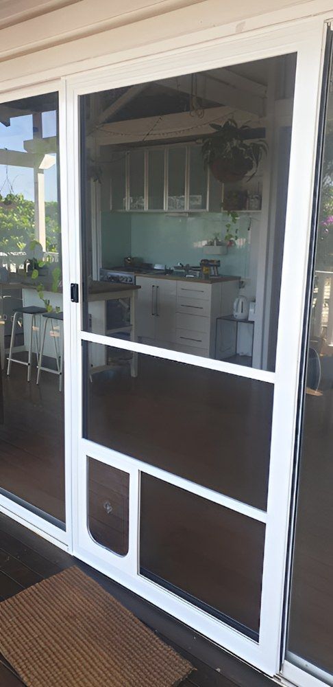 A White Screen Door — North Coast Screens & Repairs in Lennox Head, NSW