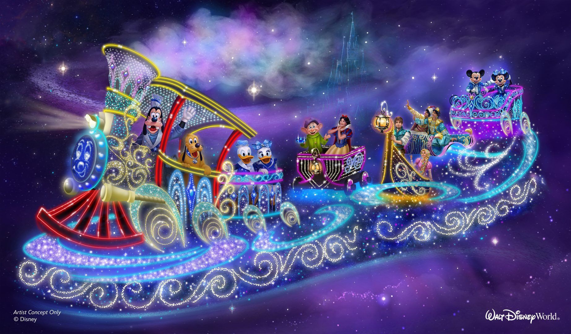 Disney's Starlight Parade at Magic Kingdom Debuted July 20th
