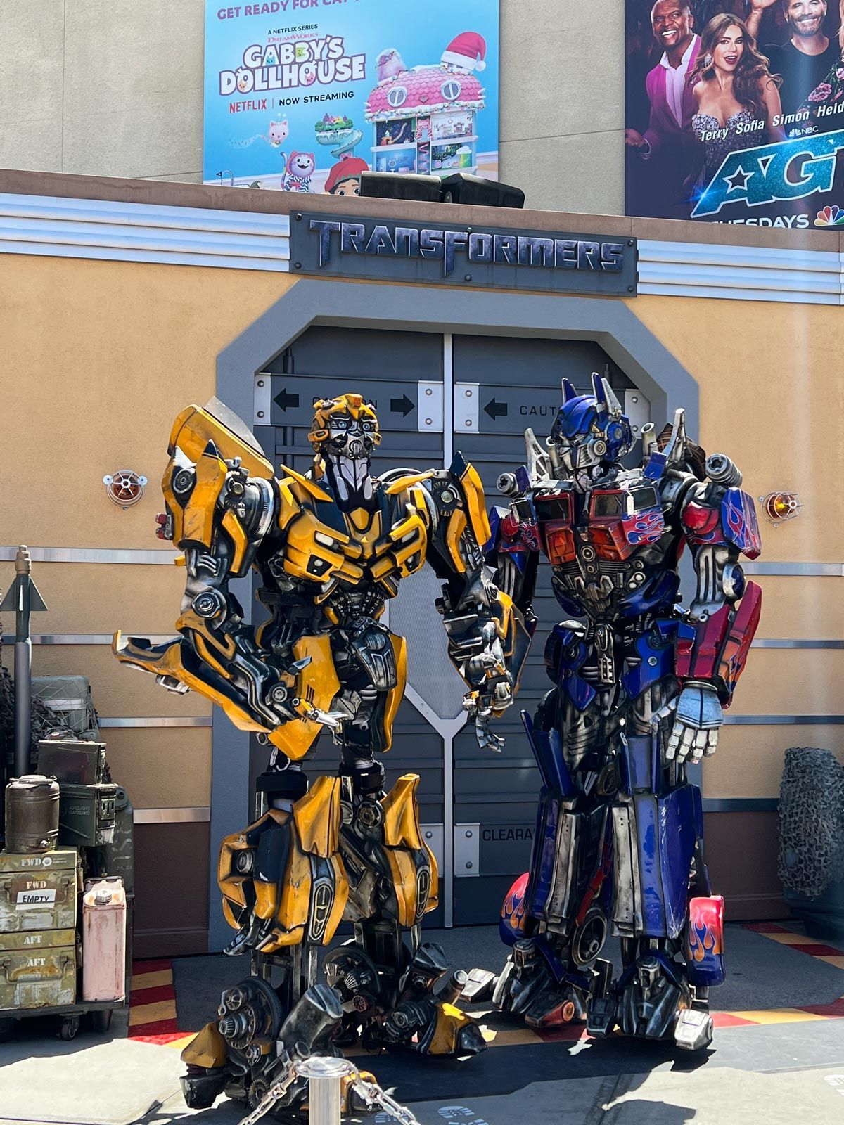 Transformers at Universal Studios Hollywood