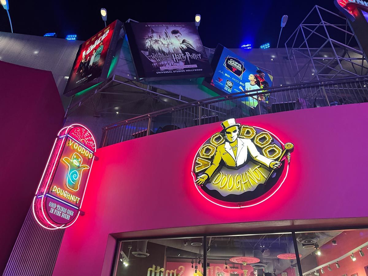 Voo Doo Donuts at Universal Studios Hollywood