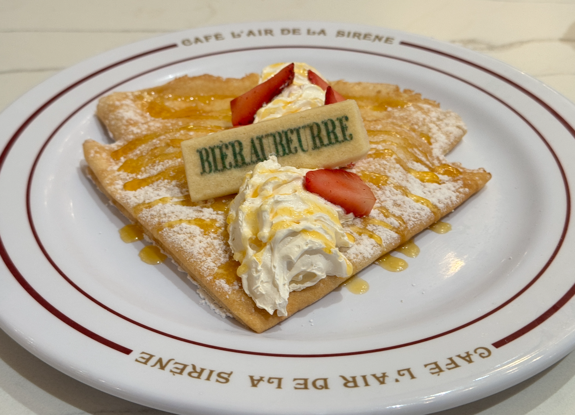 Crepes at Café L’air De La Sirène