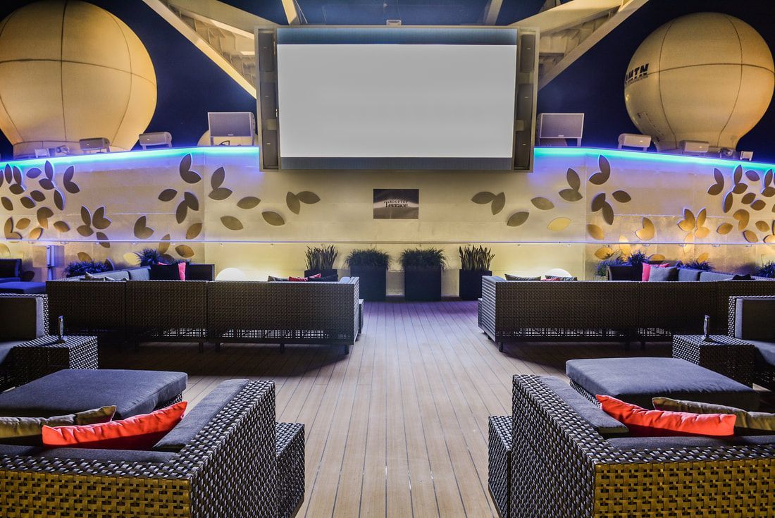 Celebrity Cruise Rooftop Terrace