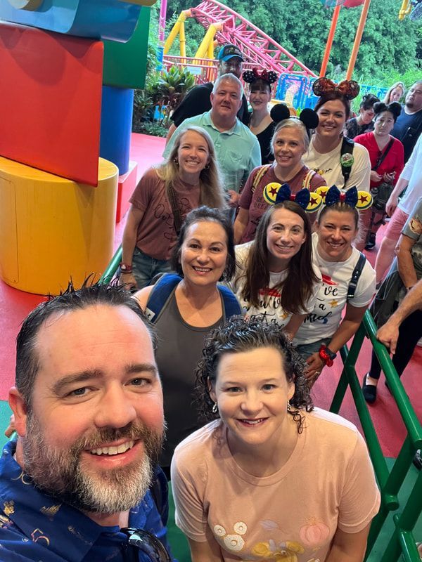 M&M Magical Adventures Team Photo Slinky Dog Dash