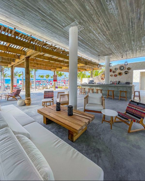 Virgin Voyages Bimini Beach Club Lounge