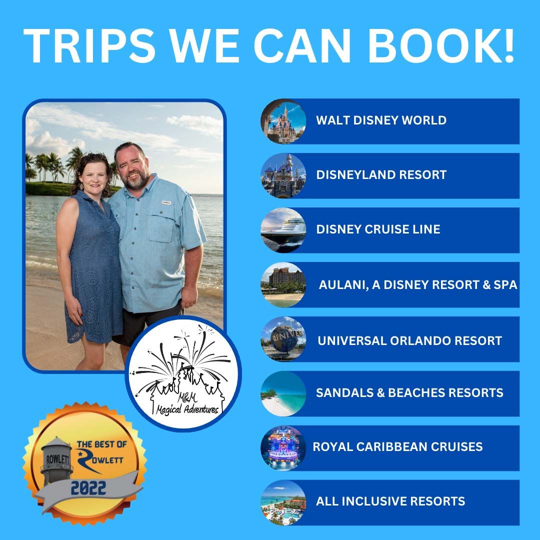 Trips M&M Magical Adventures Can Book