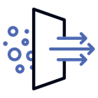 An icon of a window with arrows pointing in different directions.