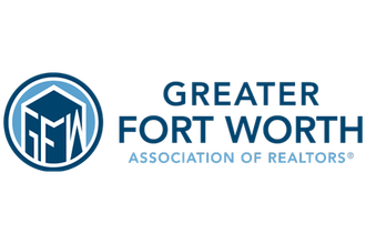 The logo for the greater fort worth association of realtors.