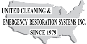 A logo for united cleaning and emergency restoration systems inc.