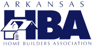Arkansas HBA logo with a house icon and the words