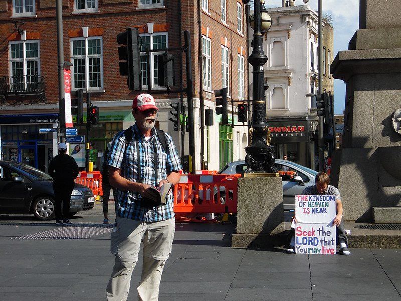 image of open air preaching