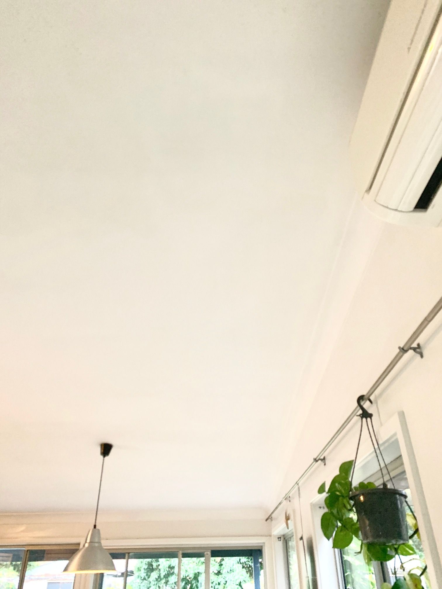 White ceiling with air conditioner — Dryology Carpet Cleaning in Cardiff, NSW
