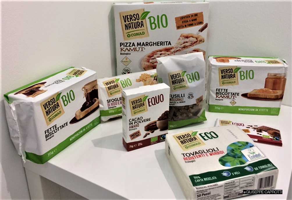 linea di alimenti biologici Conad