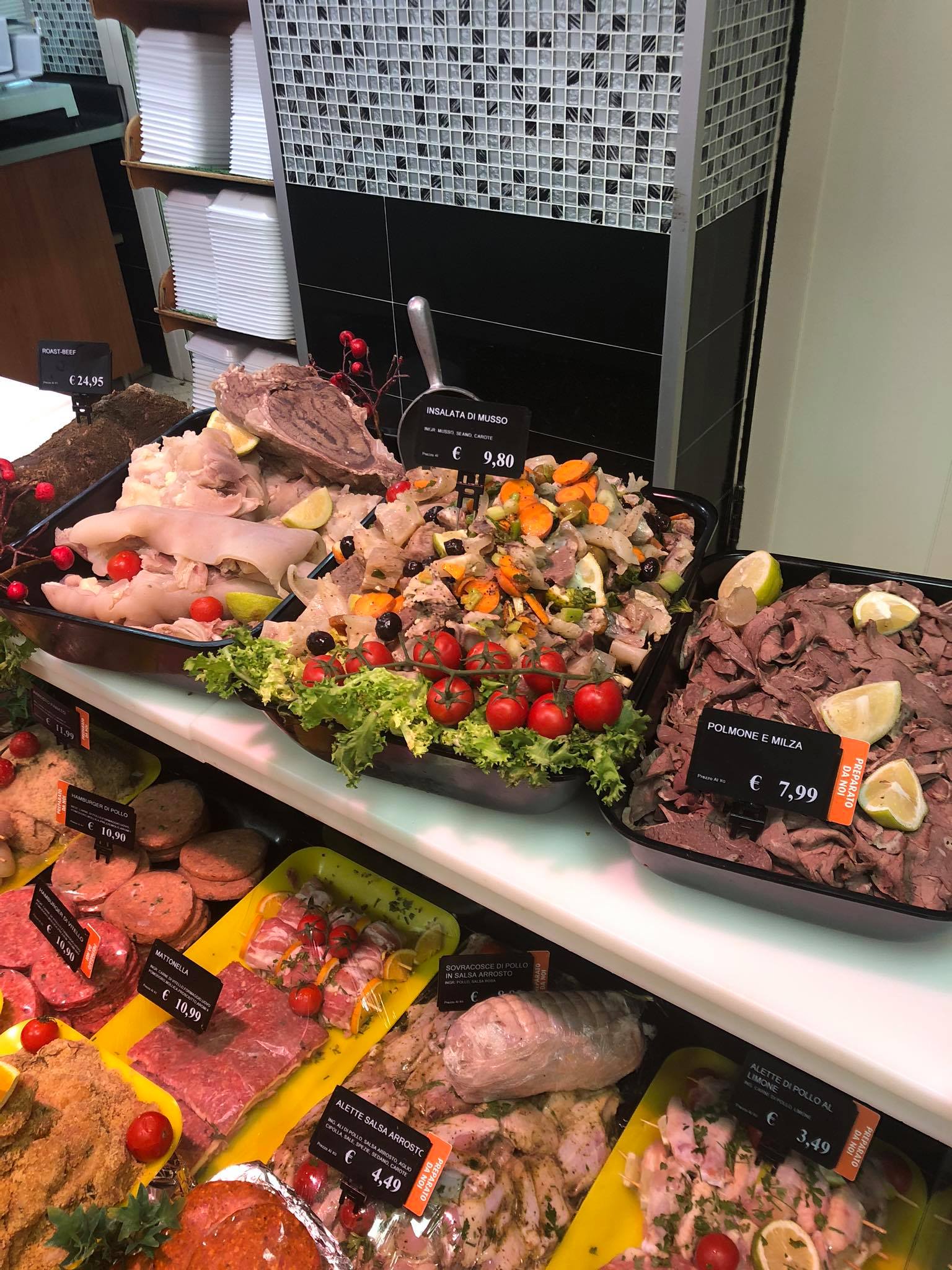 piatti a base di carne pronti e da cuocere