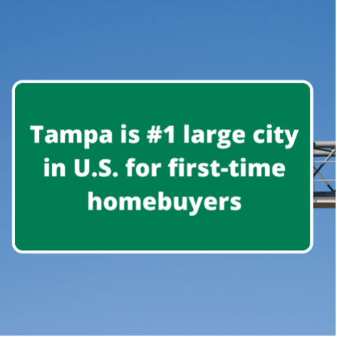 new home construction Tampa sign