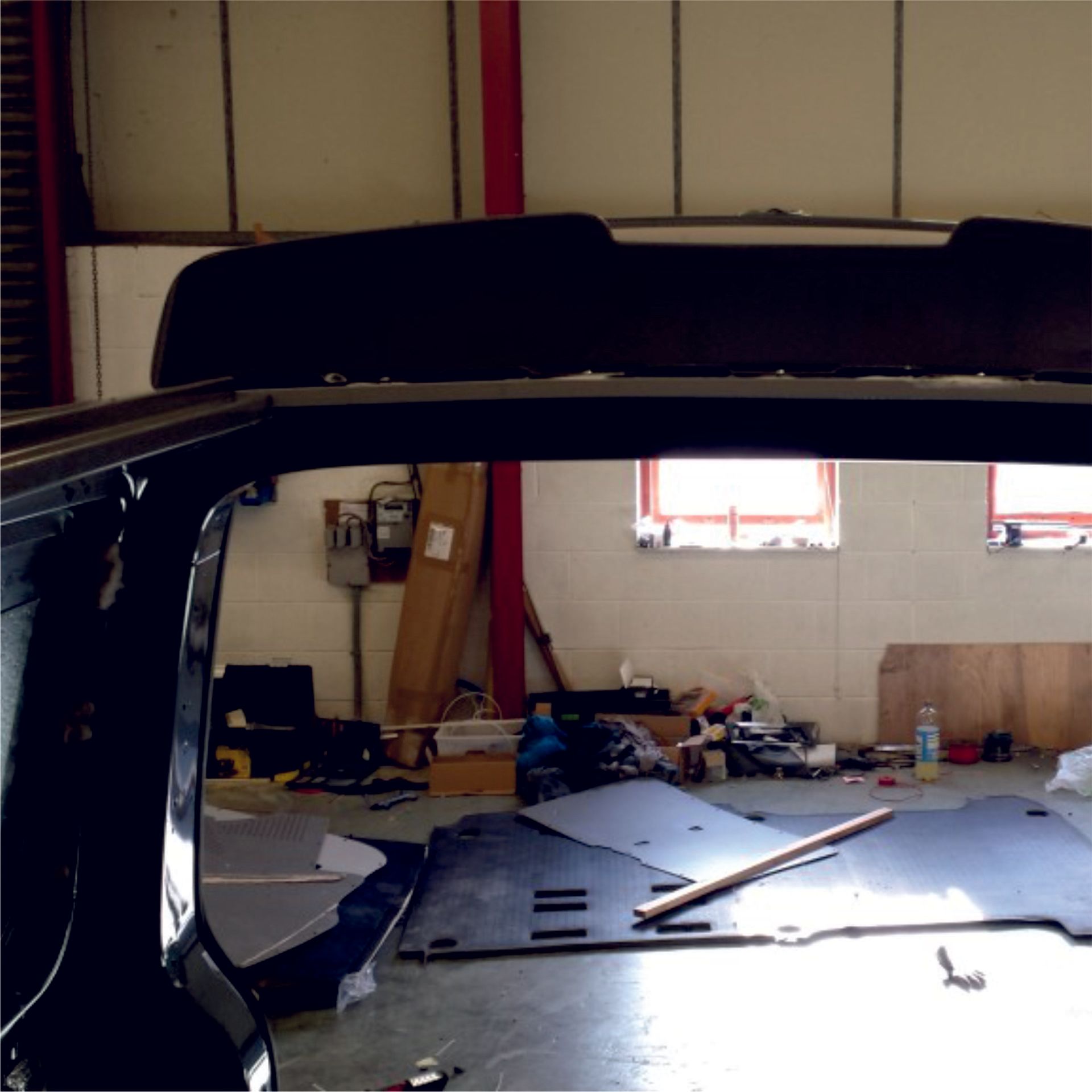 vehicle roof cut out