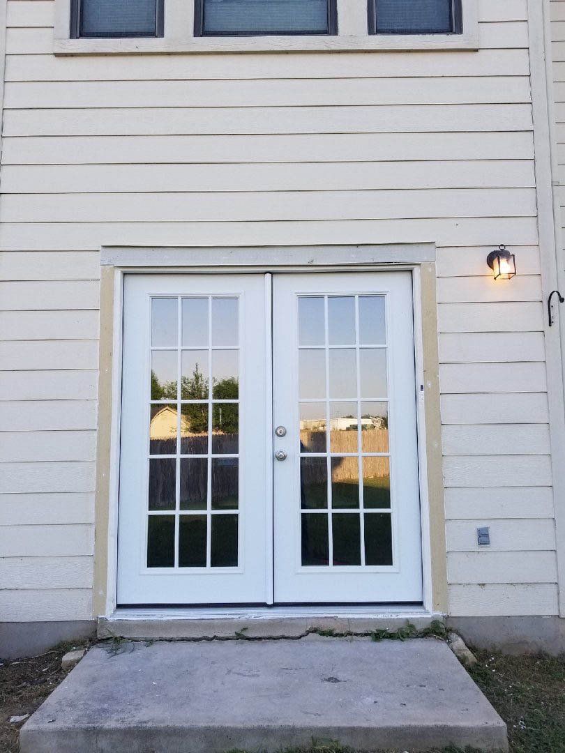 After House Door Renovation