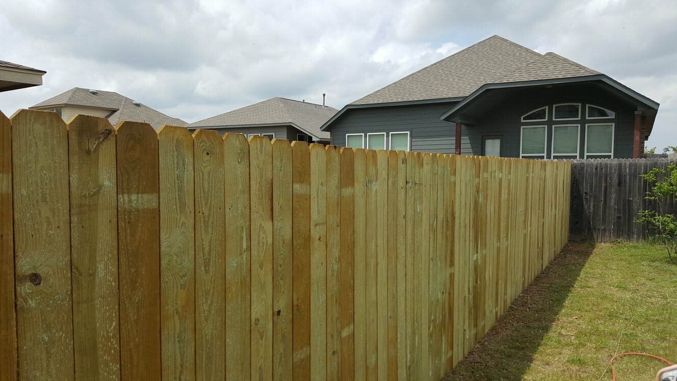 New Wood Fence