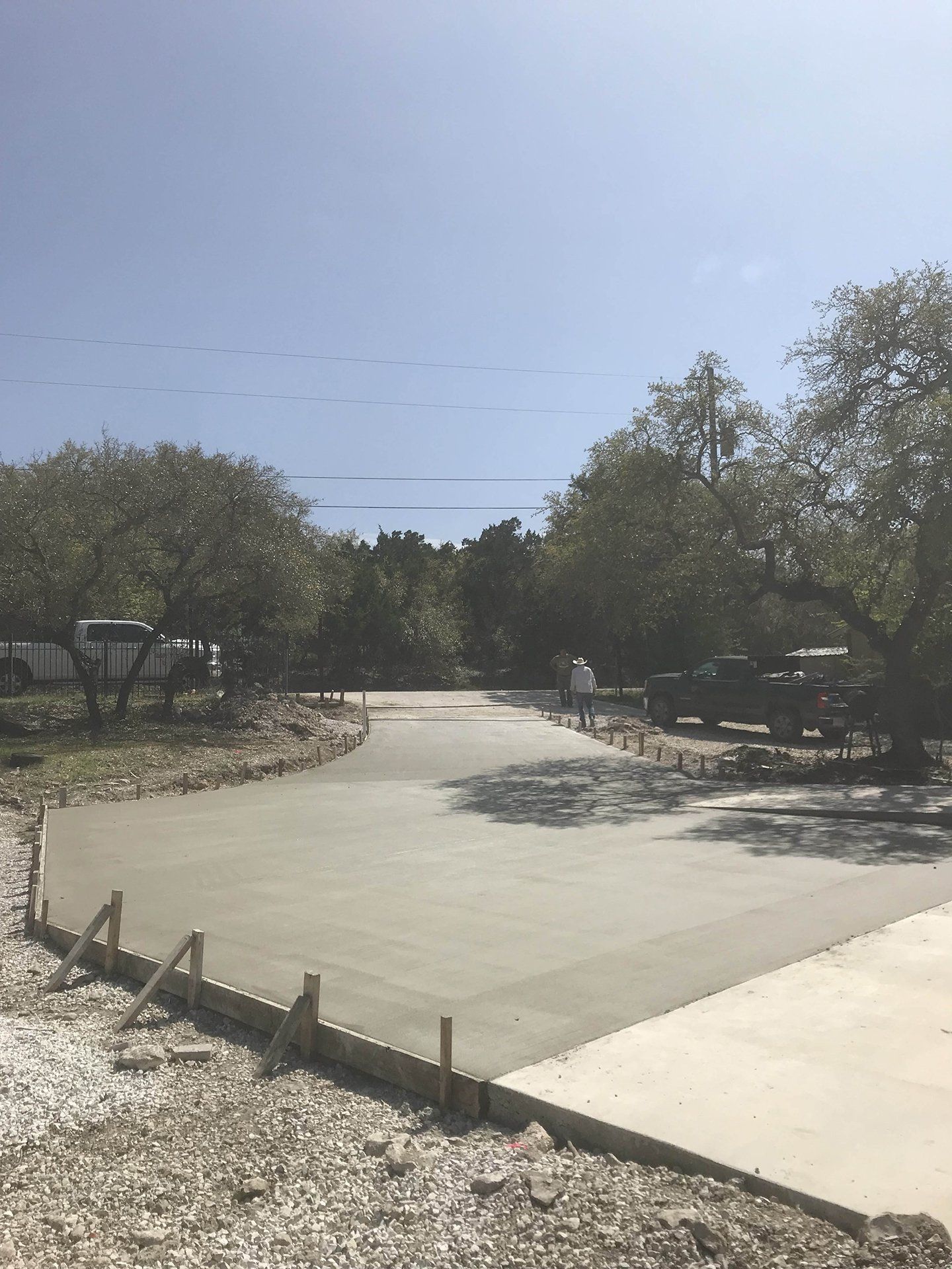 After Concrete Driveway Installation