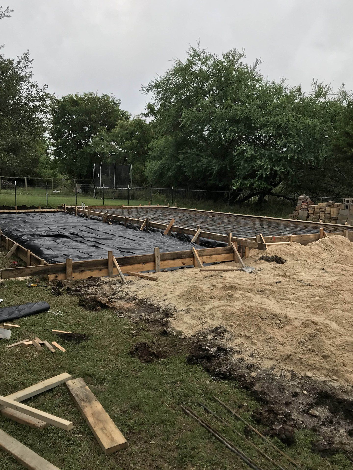 Before Driveway Installation