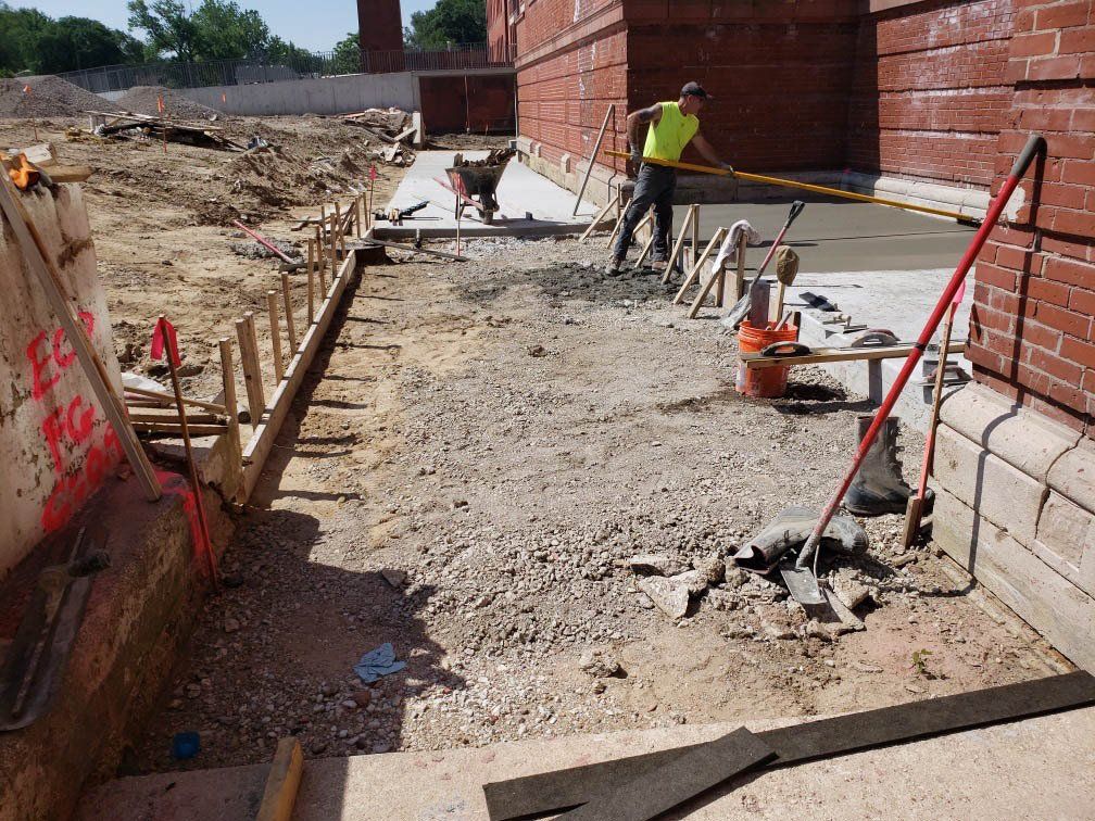 Commercial Sidewalk Installation