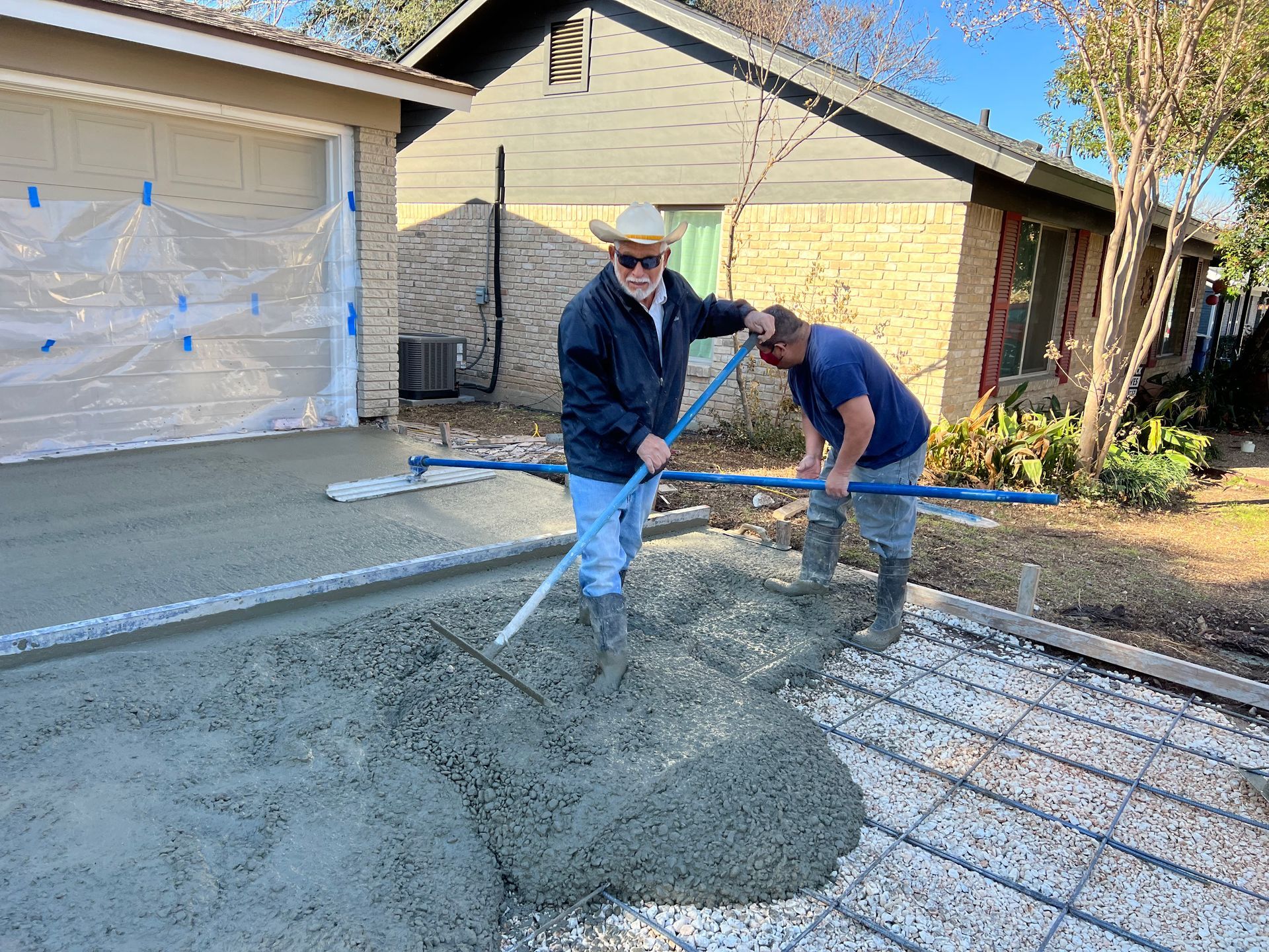 Applying Wood Stain Paint on Deck