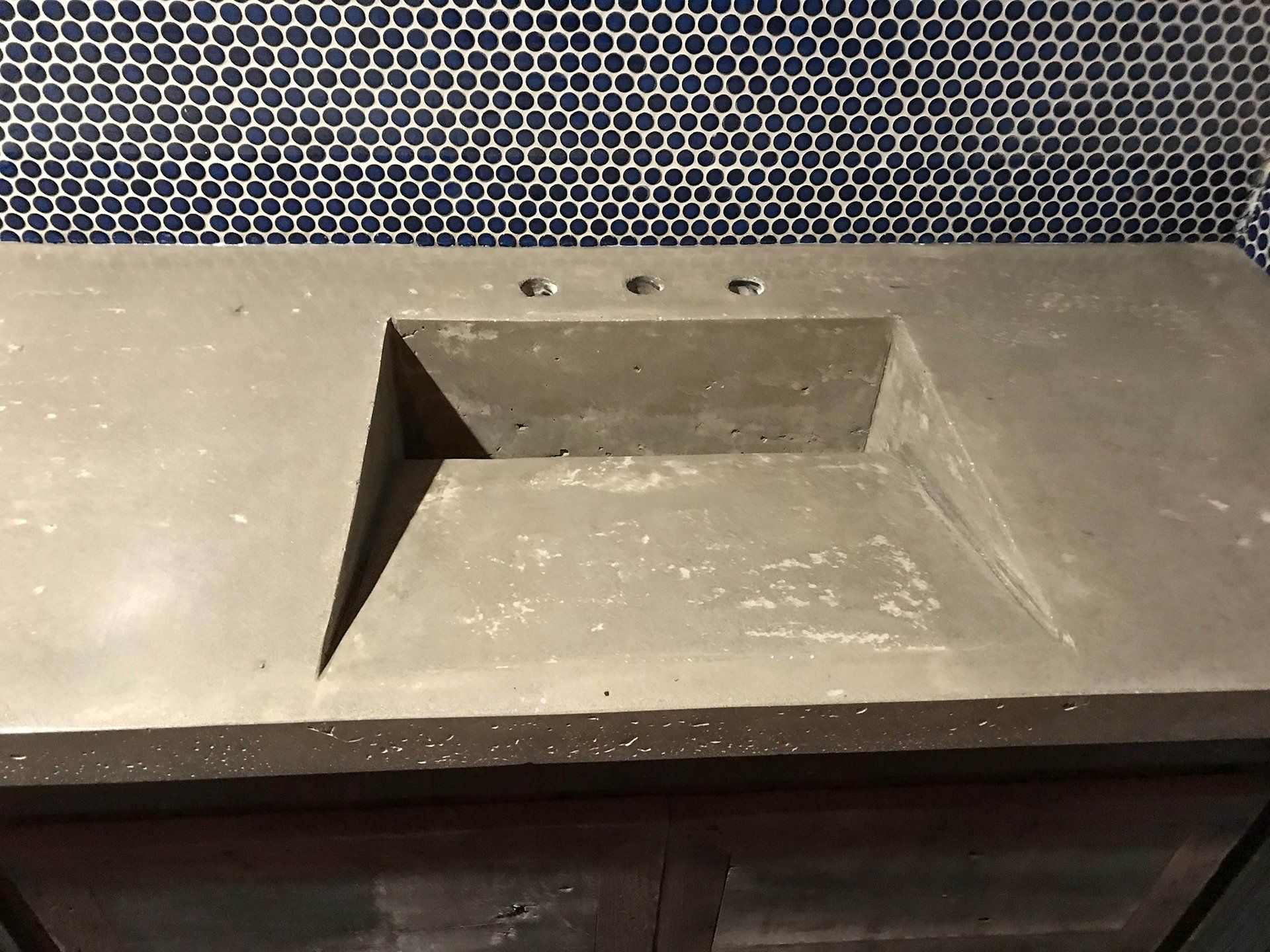 After Concrete Countertops Installation