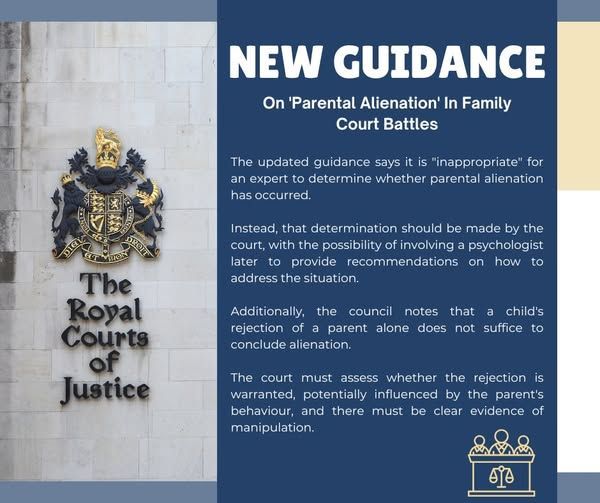 Guidance on parental alienation