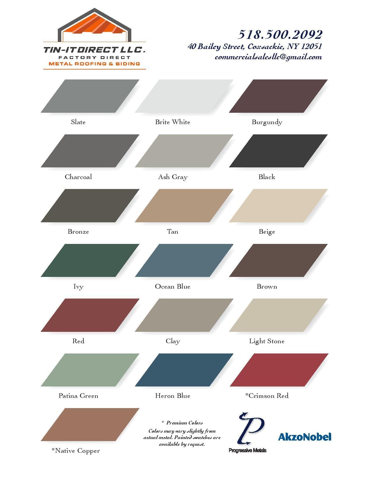 Metal Roofing Products