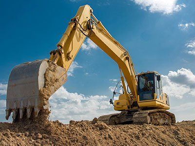 Balers — Excavator Machine on Site in Salinas, CA