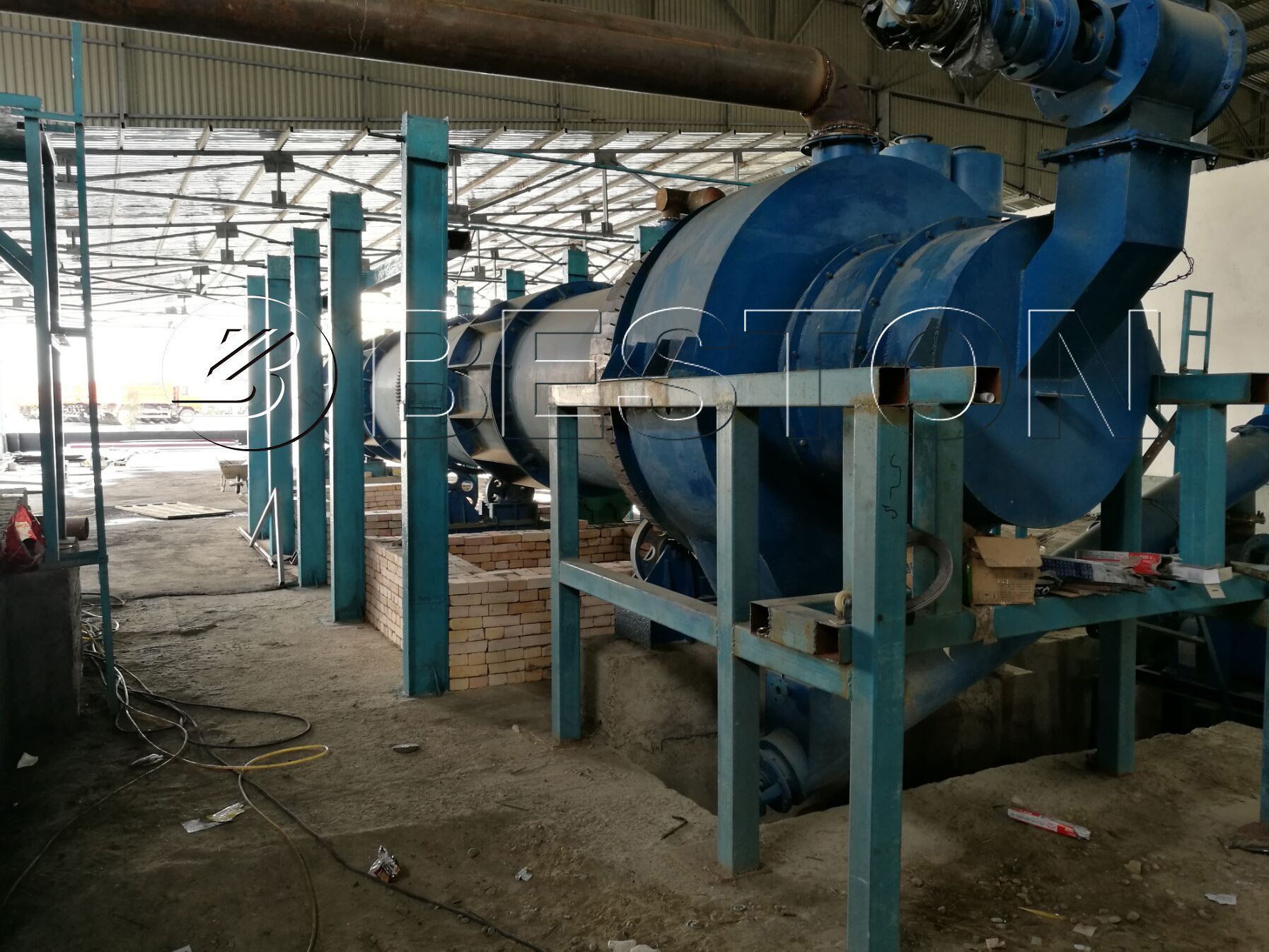 Beston Biomass Making Machine Installed in Uzbekistan