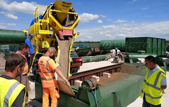 Beston Waste Tyre to Oil Plant Assembled in England
