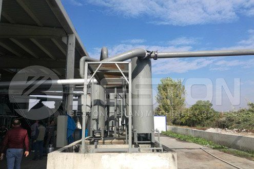 Beston Charcoal Making Machine in Turkey