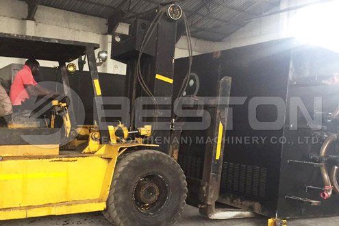 Install Tire to Oil Machine in South Africa