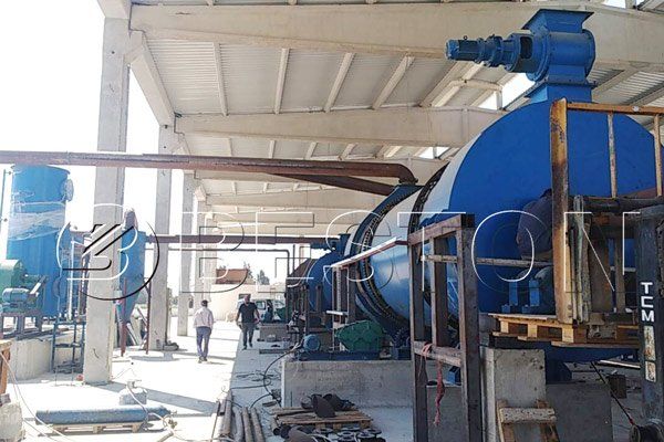 Installation of Beston Bagasse Charcoal Making Plant in Turkey