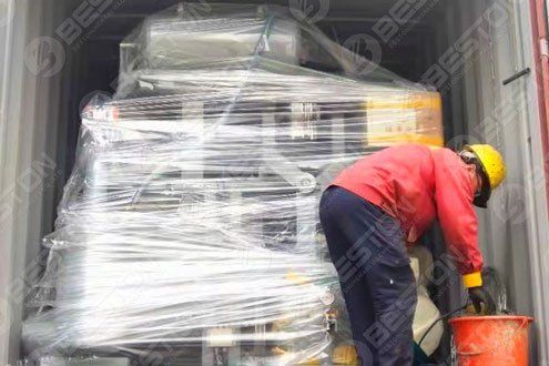 Pulp Egg Tray Making Machine Shipped to Bolivia