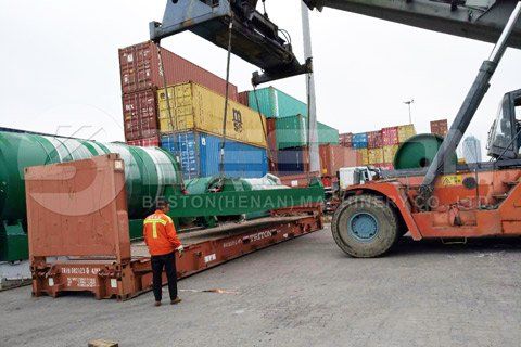 Shipment of Beston Tyre Recycling Machine