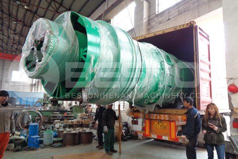 Shipment of Biochar Machine