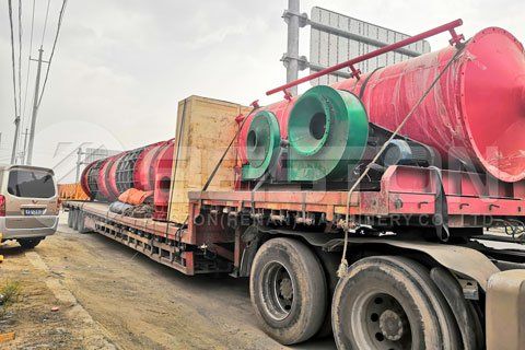 Shipment of Biomass Pyrolysis Machine