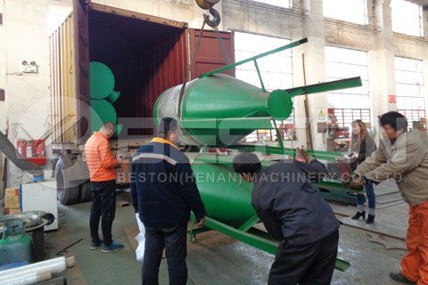 Shipment of Charcoal Machine
