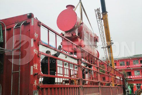 Shipment of Charcoal Production Equipment