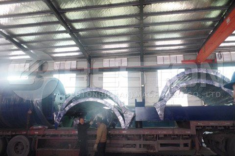 Shipment of Tyre Recycling Plant