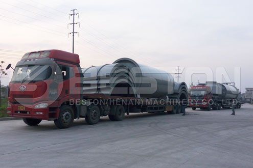 Shipment of Tyre Pyrolysis Plant - Beston Group