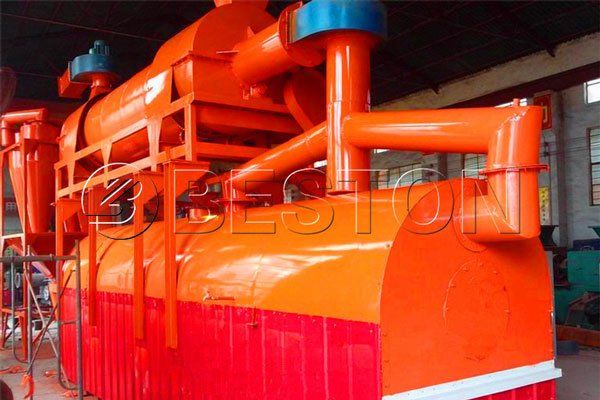 Wood charcoal making machine
