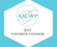 aacwp 2015 favorite vendor logo on a blue background 