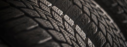 closeup of texture on tires