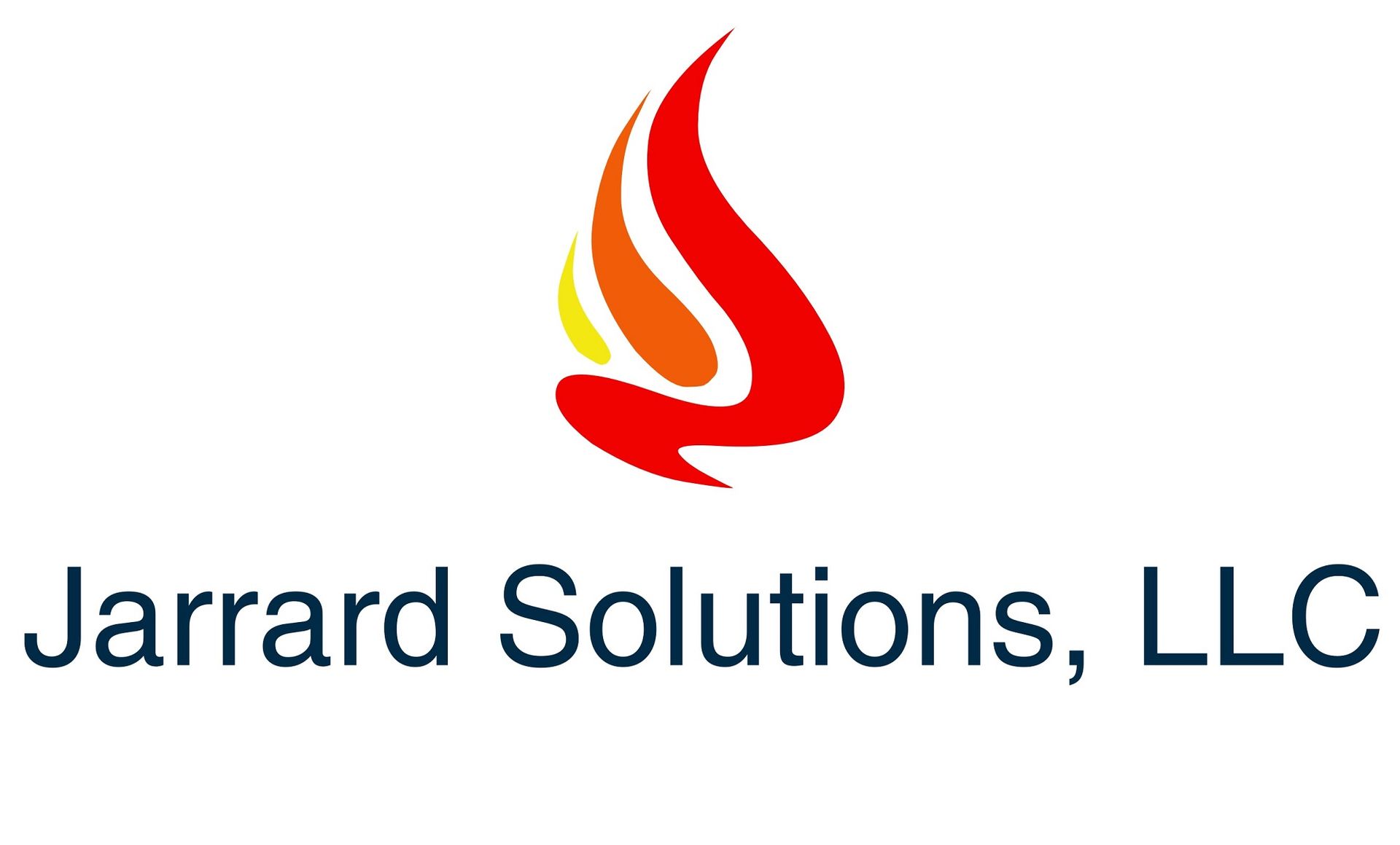 Logo for Jarrard Handyman Solutions with a yellow hammer-shaped design next to the words, 