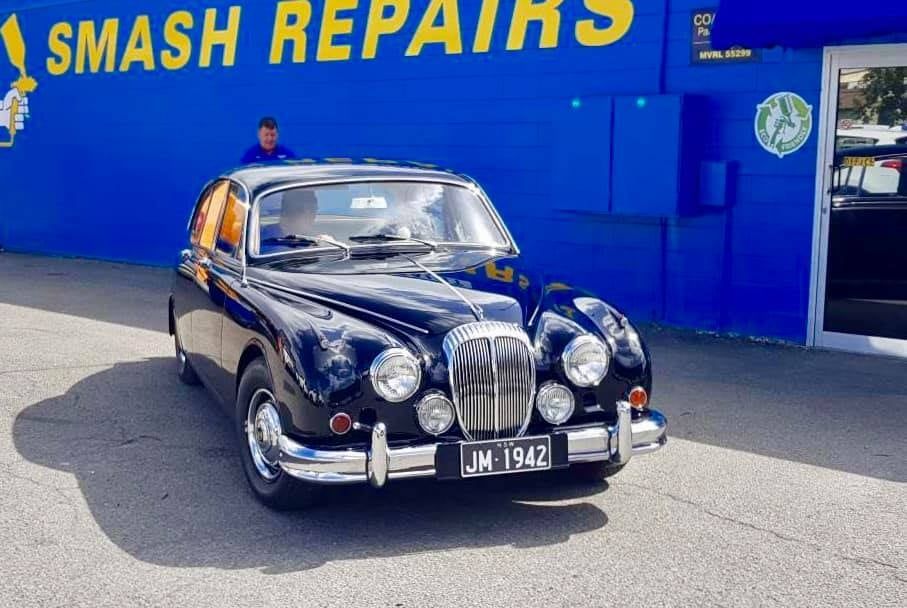 Blue Classic Car